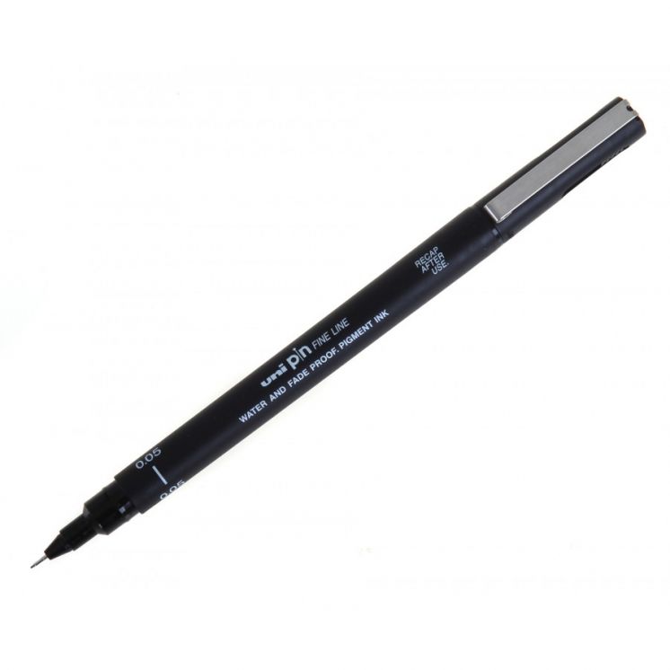 Cienkopis KREŚLARSKI UNI PIN 200 0,1mm niebieski