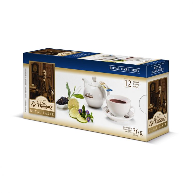 HERBATA SIR WILLIAMS ROYAL TASTE ROYAL EARL GREY 12TB X 36G