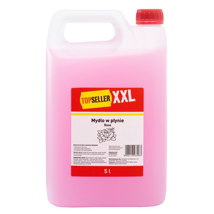 MYDŁO W PŁYNIE TOP RÓŻA 5L
