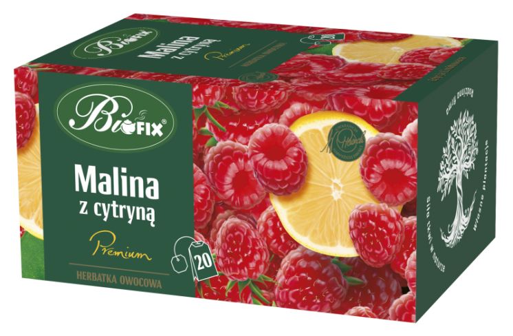 BIOFIX HERBATA OWOCOWA MALINA Z CYTRYNĄ 20TB