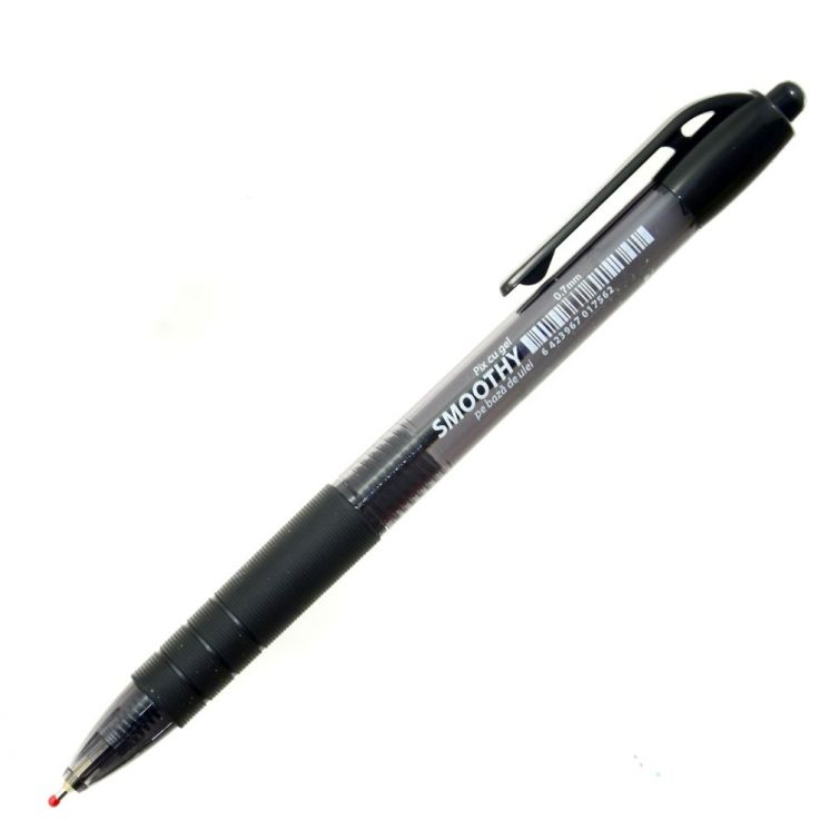 DŁUGOPIS ŻELOWY HERLITZ SMOOTHY 0,7 MM CZARNY (12)