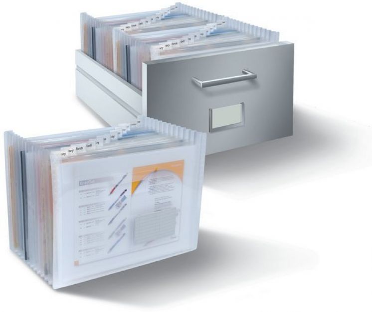 system harmonijkowy PENTEL wolnostojący expanding organizer 13 kieszeni
