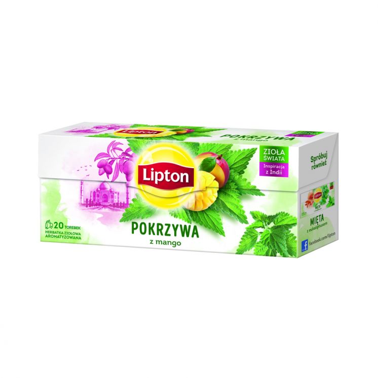 HERBATA LIPTON ZIOŁOWA POKRZYWA Z MANGO 20TB