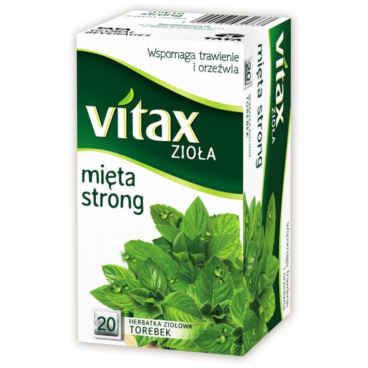HERBATA VITAX ZIOŁOWA MIĘTA STRONG 20TB
