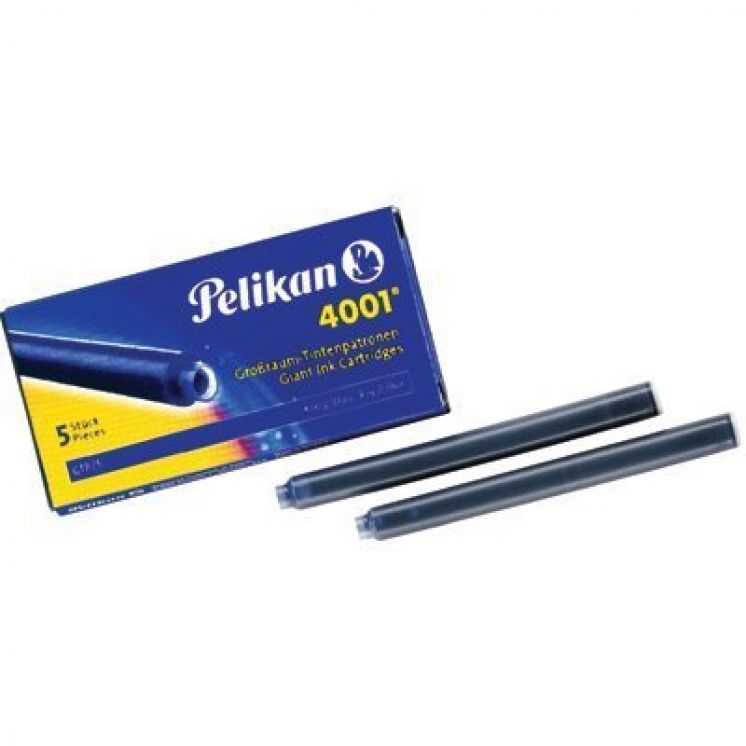 Naboje PELIKAN długie GTP/5 niebieskie /5/