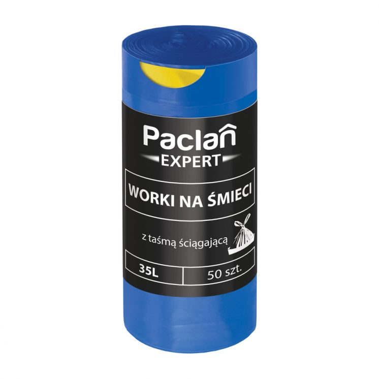 WORKI NA ŚMIECI 35L PACLAN Z TAŚMĄ /50/