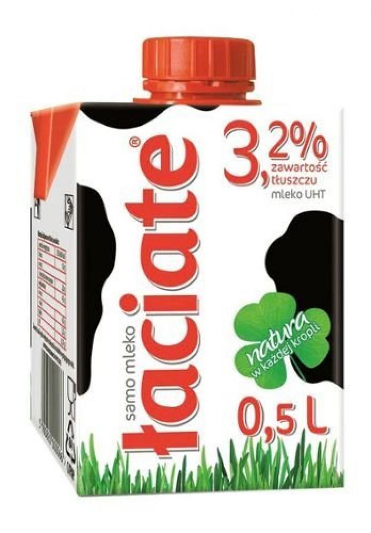Mleko ŁACIATE UHT 3.2% 0,5L /8/