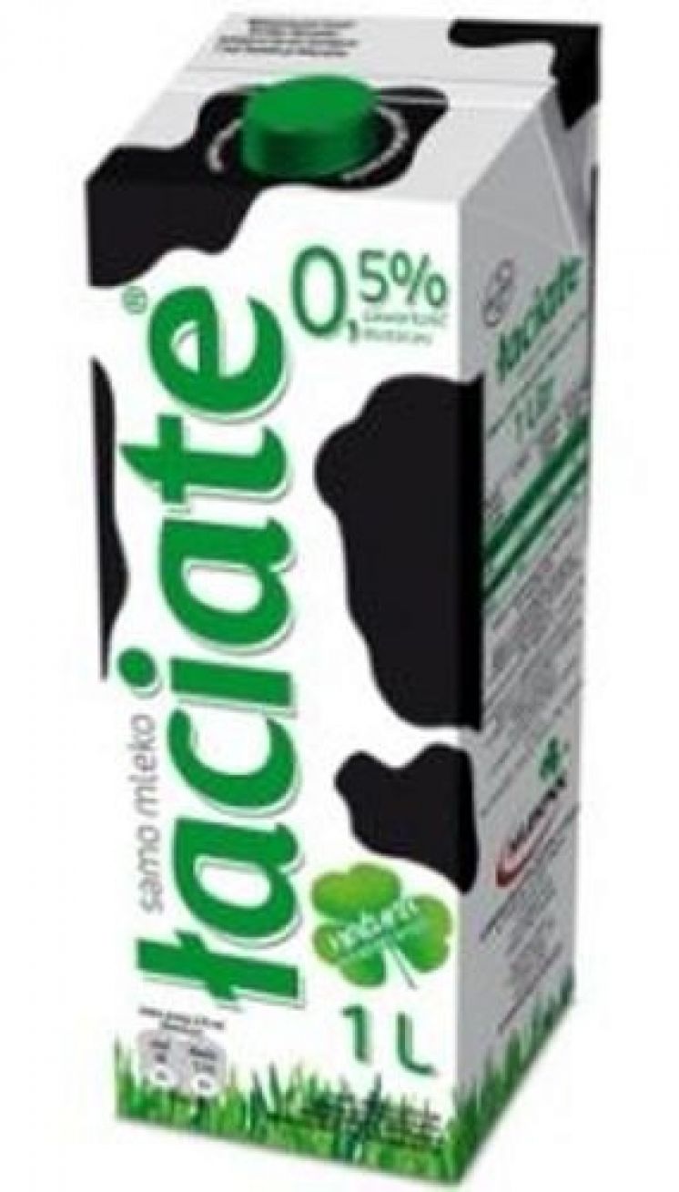 Mleko ŁACIATE UHT 0.5% 1L /12/