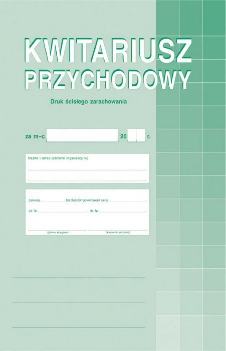 Kwitariusz MICHALCZYK I PROKOP A4 numerowany (o+2k)