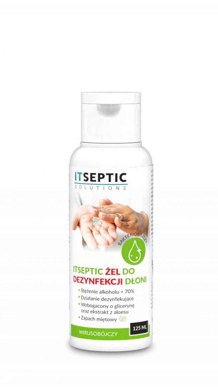ŻEL DO DEZYNFEKCJI DŁONI ITSEPTIC 120ML