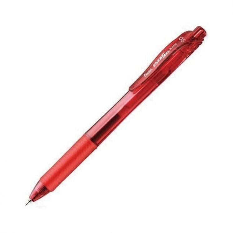 Cienkopis kulkowy PENTEL ENERGEL X BLN105 CZERWONY