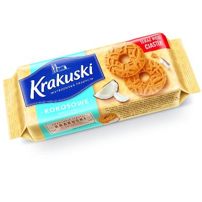 CIASTKA KRAKUSKI KOKOSOWE 168G