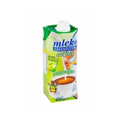 Mleko zagęszczone niesłodzone gostyń Light z błonnikiem 500g