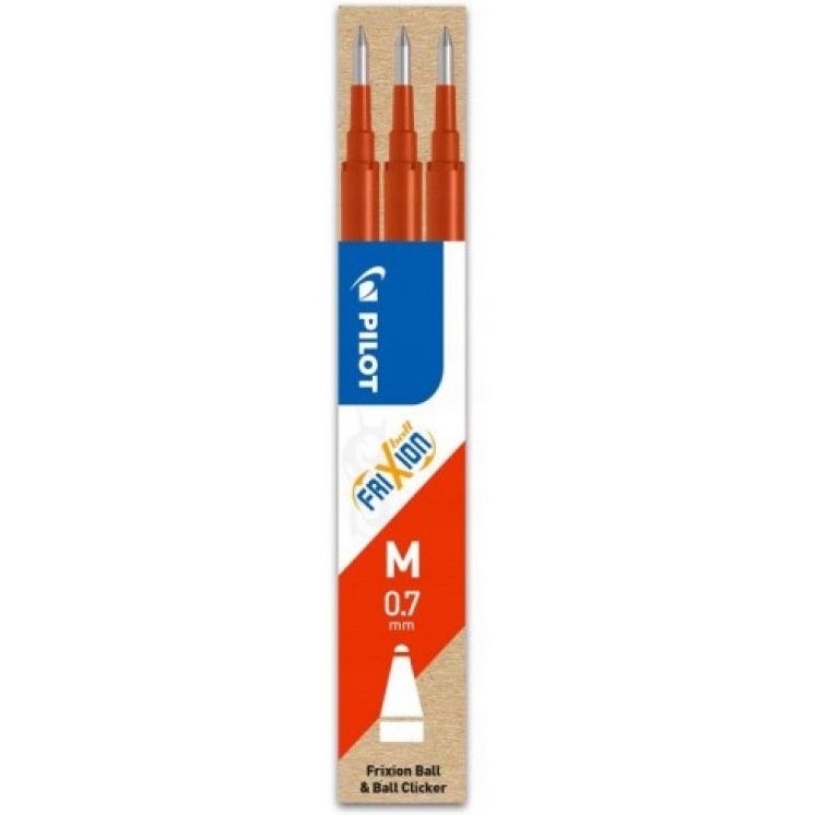 WKŁAD DO PILOT FRIXION 0,7 CZERWONY BLS-FR7-R-S3 /3/