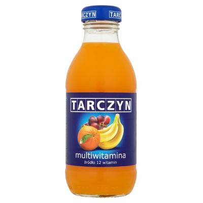 SOK TARCZYN MULTIWITAMINA POMARAŃCZOWA 300ML SZKLANA BUTELKA /15/