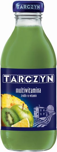 SOK TARCZYN MULTIWITAMINA ZIELONA 300ML SZKLANA BUTELKA /15/