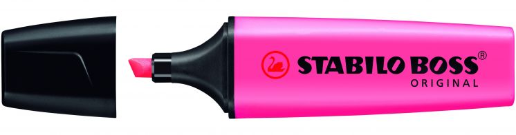 Zakreślacz STABILO BOSS fluorescencyjny różowy
