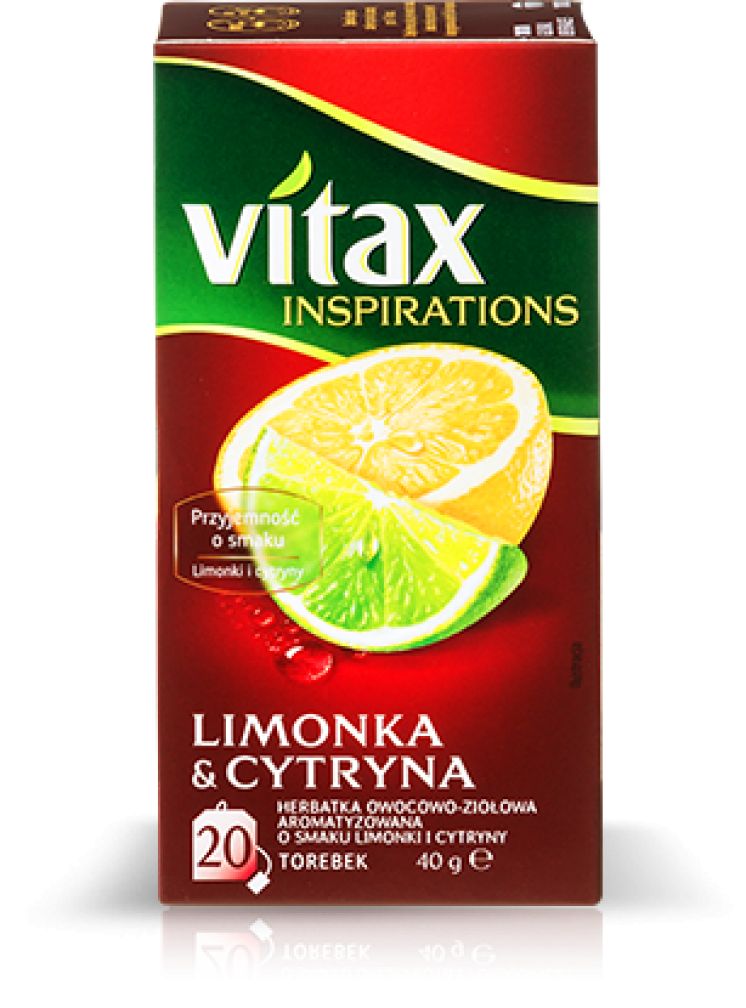 HERBATA VITAX INSPIRATIONS LIMONKA&amp;CYTRYNA 20TB