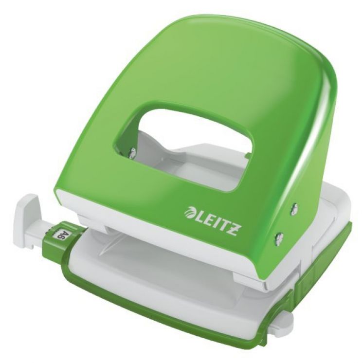 Dziurkacz LEITZ 5008 metalowy jasnozielony 30 kartek