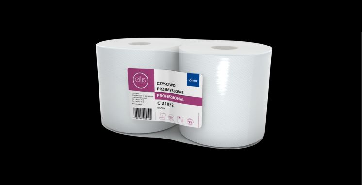 Czyściwo ELLIS PROFESSIONAL BIAŁE 2 WARSTWY 100% CELULOZA 240M (op 2szt)